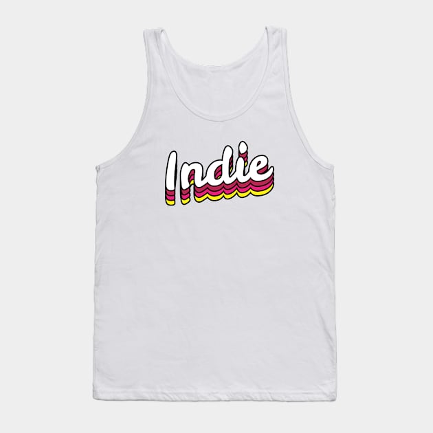 Indie Retro Cool Tank Top by ahmadzakiramadhan